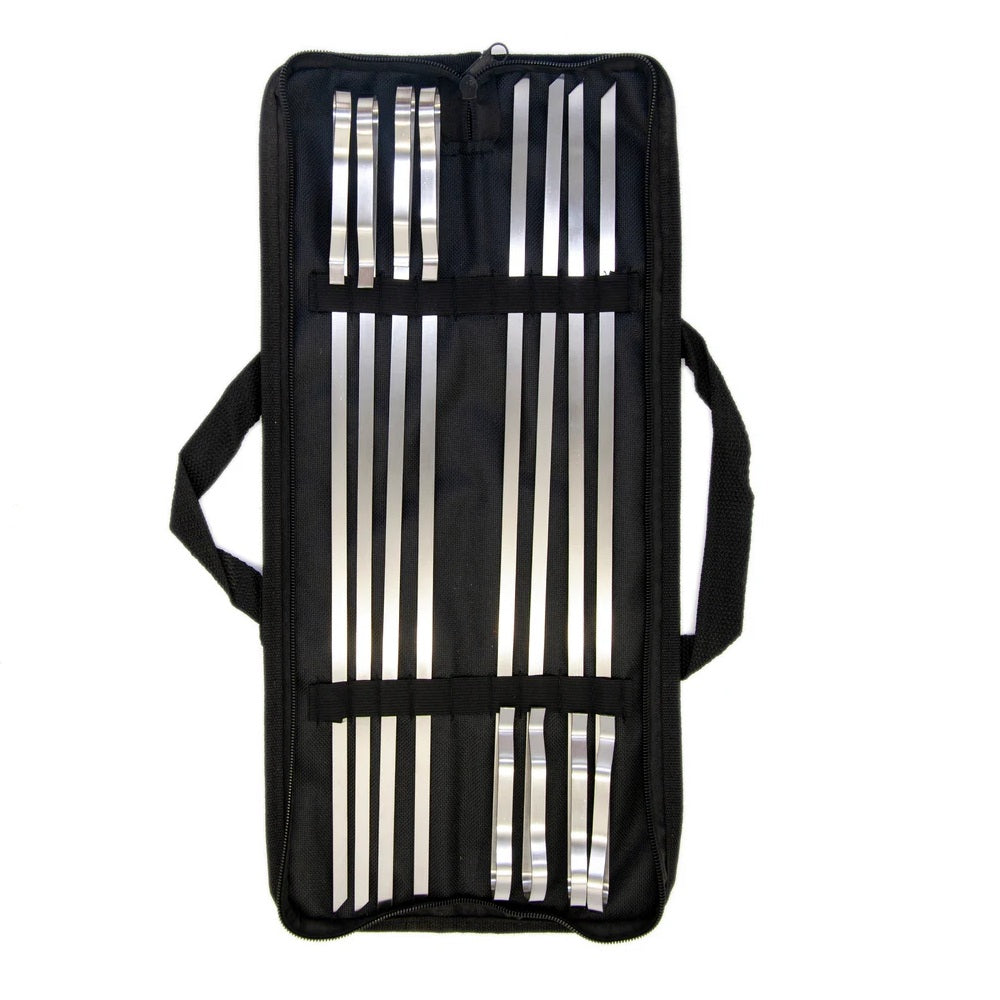 Set de Anticuchos 8 piezas acero inox