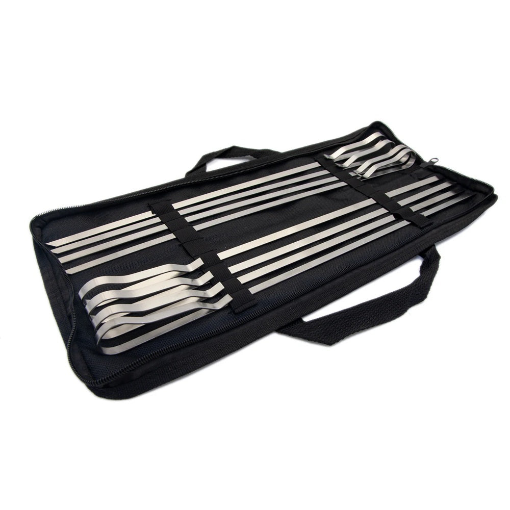 Set de Anticuchos 8 piezas acero inox