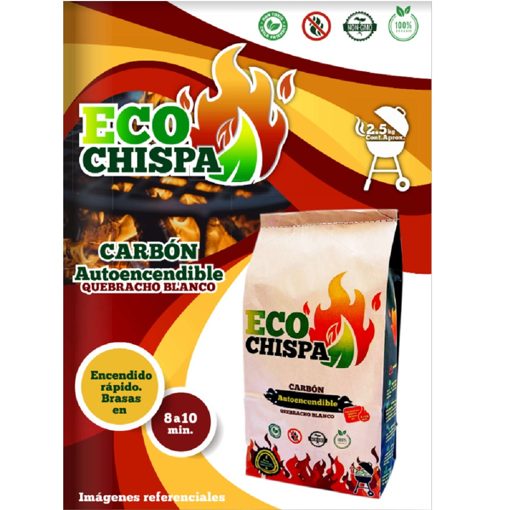 Carbón Autoencendible | Eco Chispa | 2,5 kg