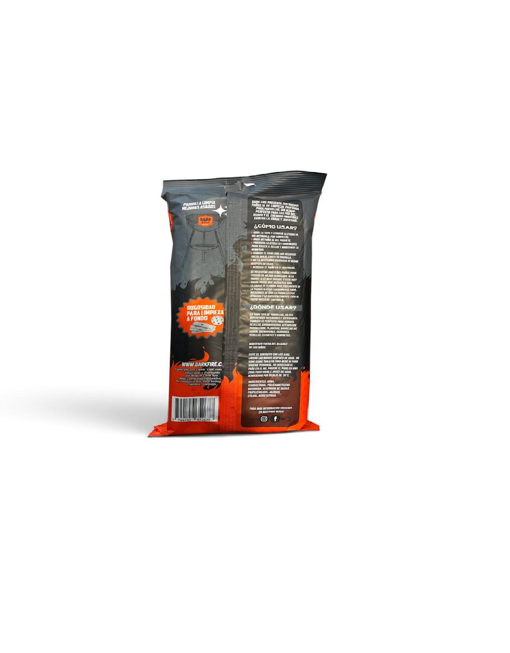 BBQ GRILL WIPES | PAÑOS HÚMEDOS RUGOSOS XL PARA PARRILLAS