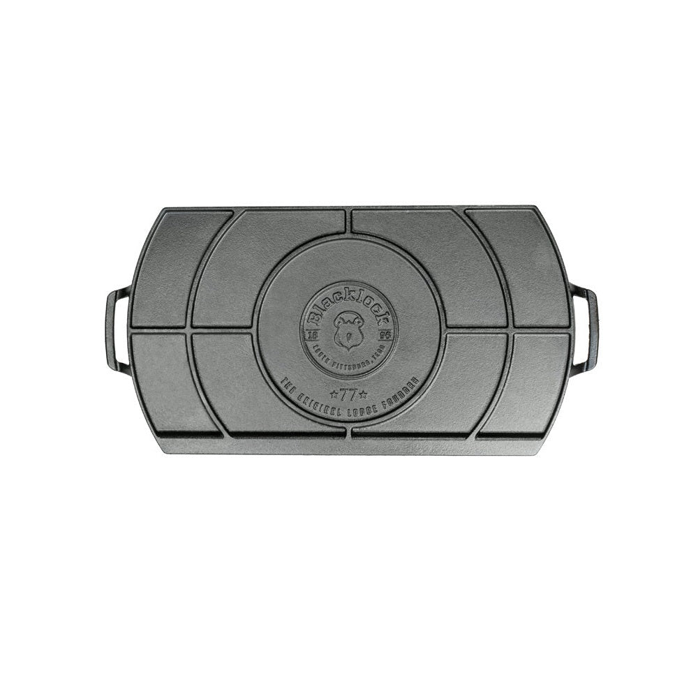 Plancha Doble Quemador Blacklock