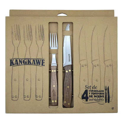 Set 4 Cuchillo y 4 Tenedor kangkawe