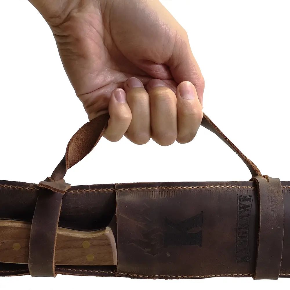 Set Tenedor y Cuchillo Con Funda Rustico