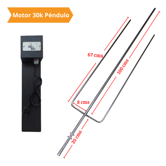 Kit Asador 30kg Péndulo