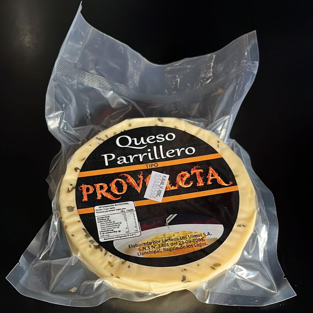 Queso Provoleta parrillero| Paquete 380 gr. | Los ulmos