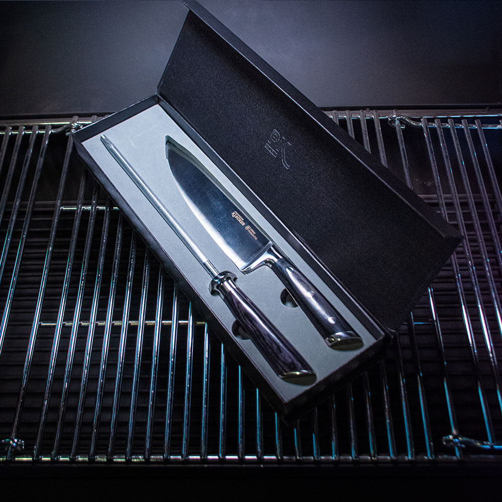 Set Chaira 10" + Cuchillo 8" PK