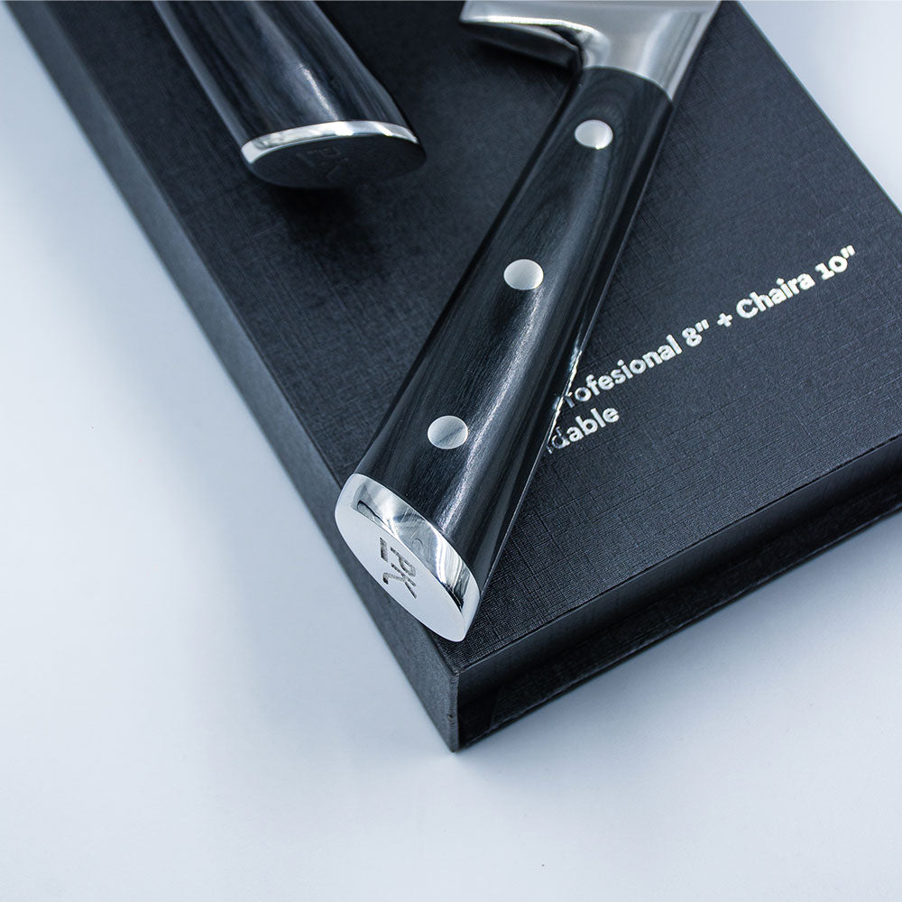 Set Chaira 10" + Cuchillo 8" PK