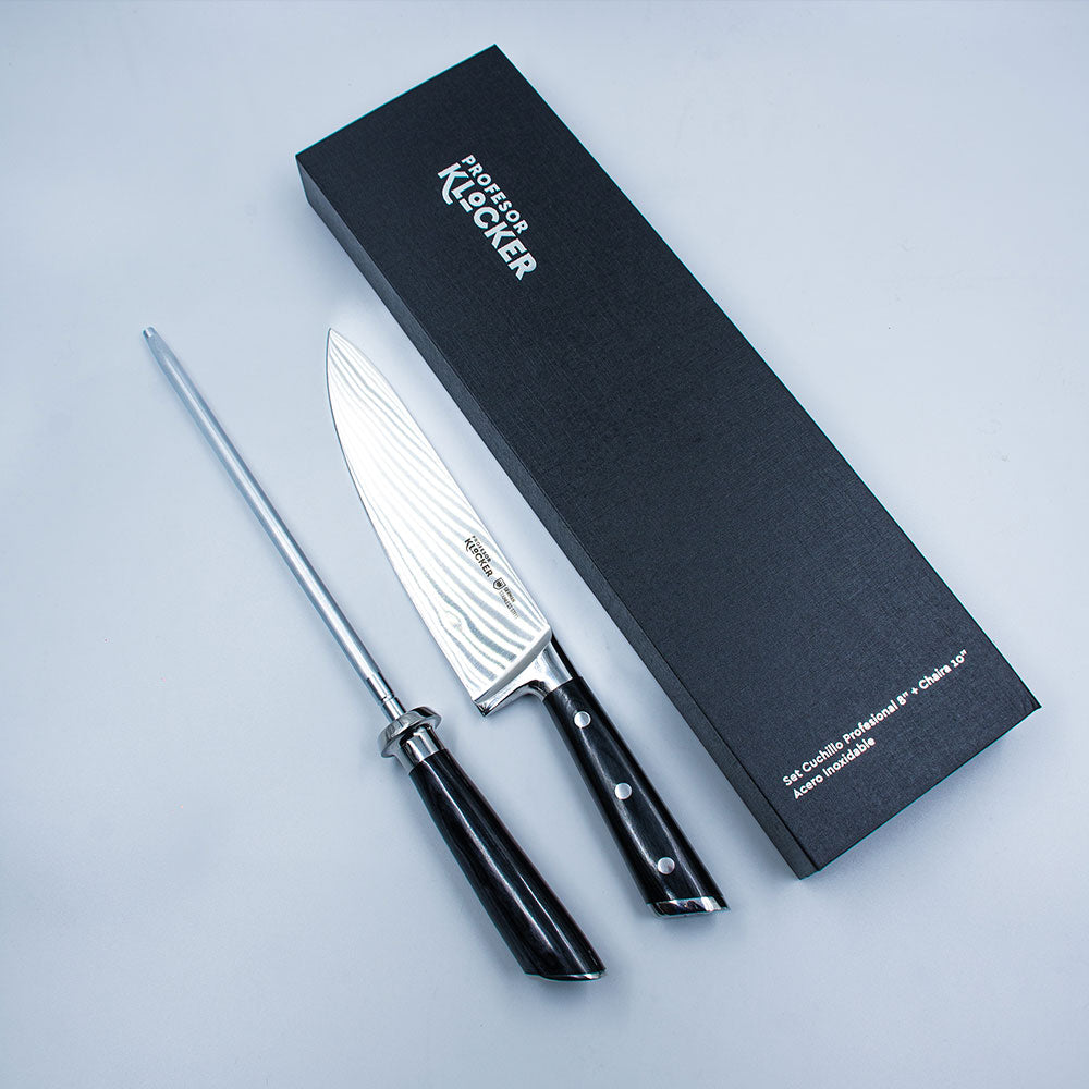 Set Chaira 10" + Cuchillo 8" PK