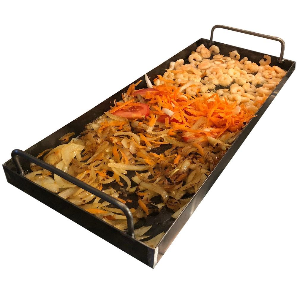 Plancha Churrasquera 50x20 cm (Ideal para 2 quemadores)