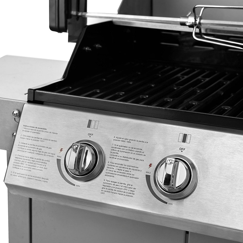 Parrilla Elegance 3Q con Spiedo