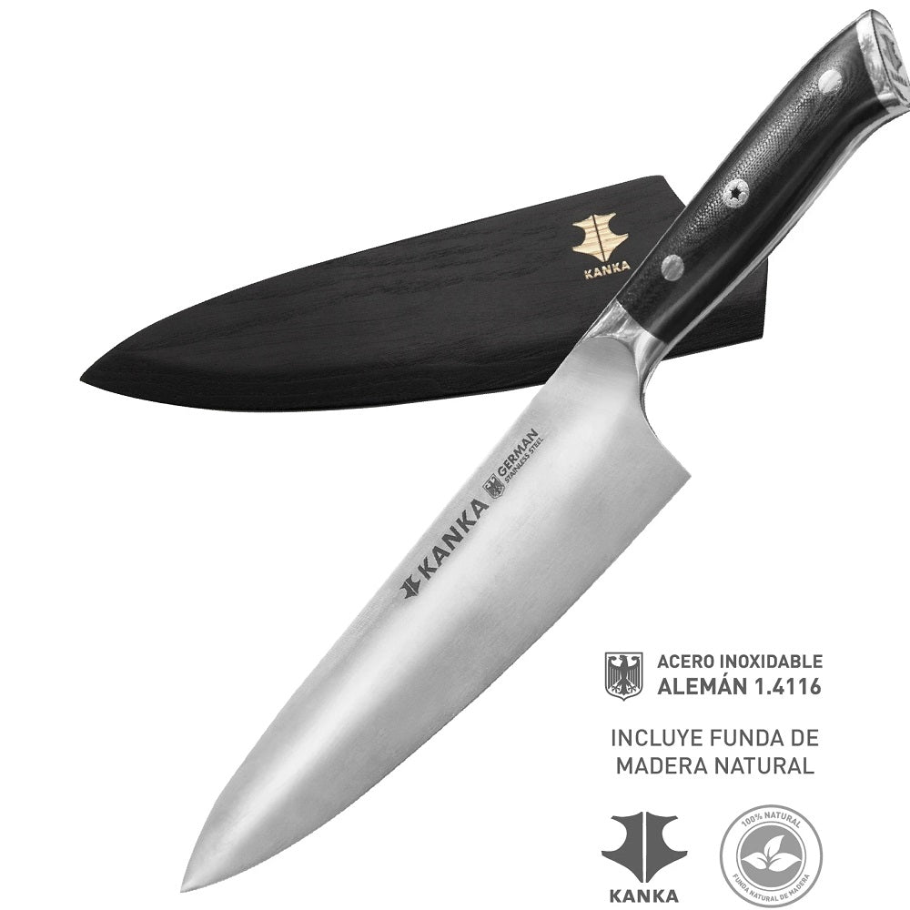 Cuchillo Acero Alemán 8"