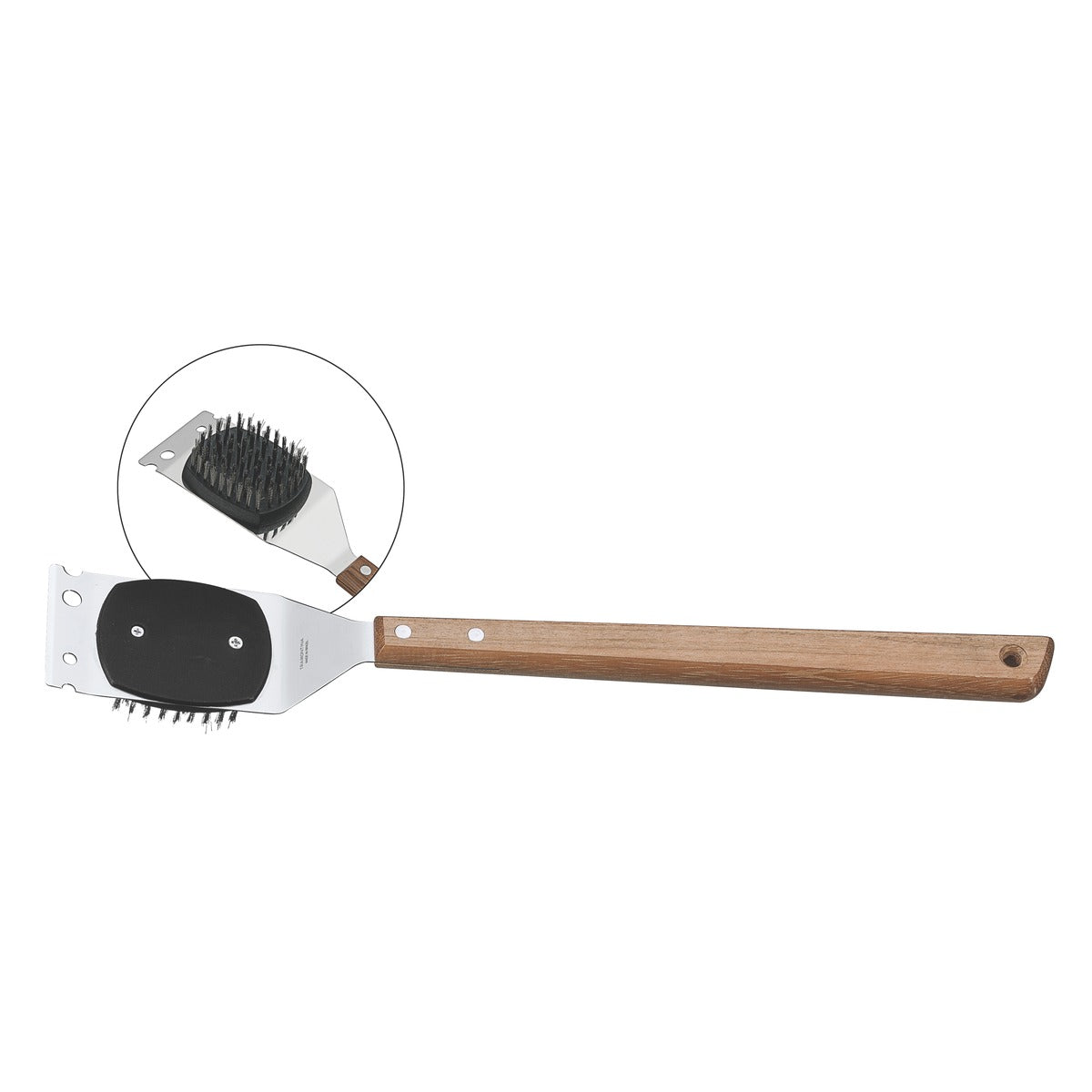 Cepillo de limpieza con mango de madera, herramienta de limpieza