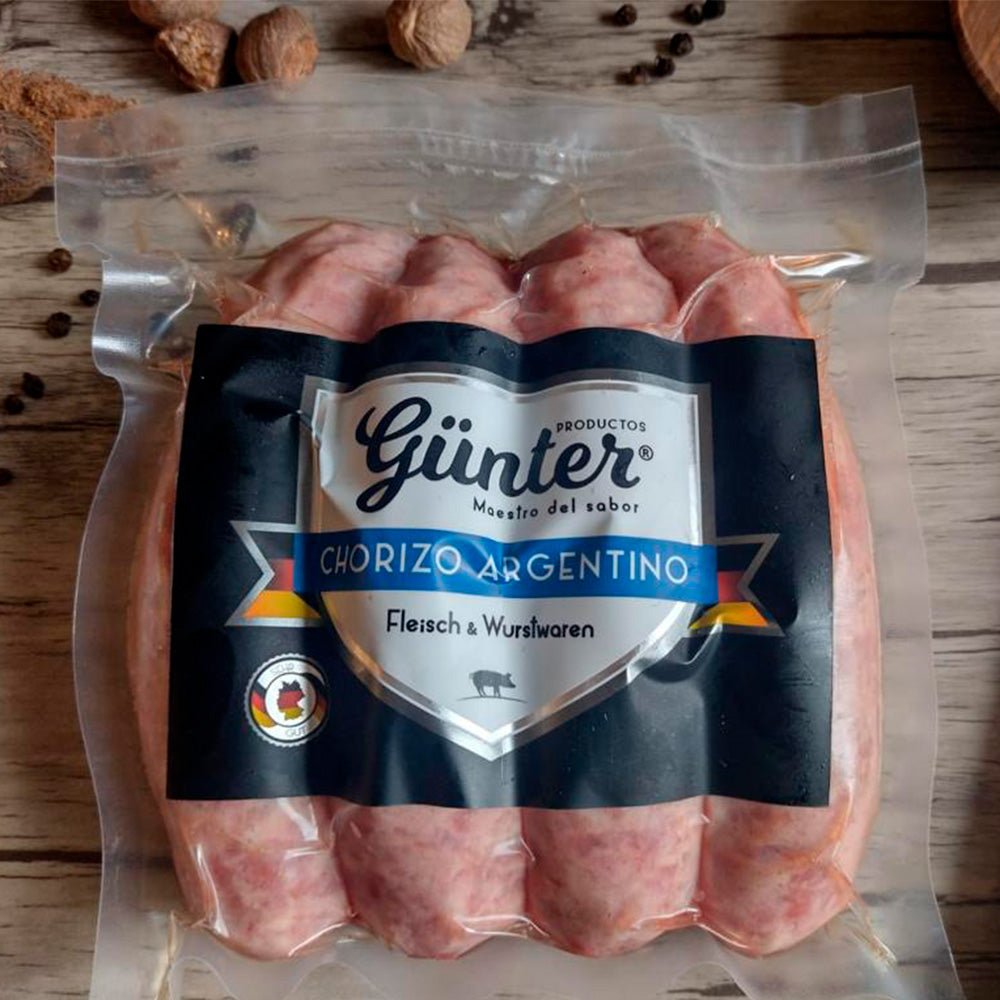 Chorizo Argentino | Paquete 0.490 kg | Günter