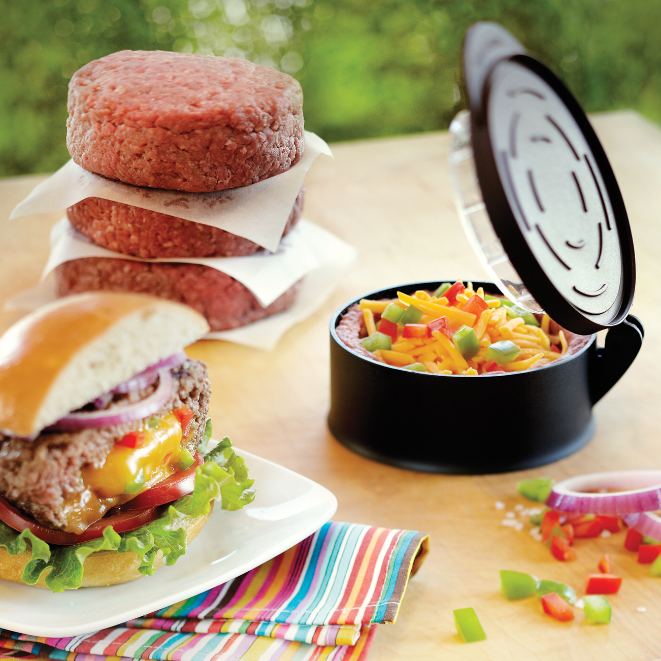 Prensa Hamburguesa Black