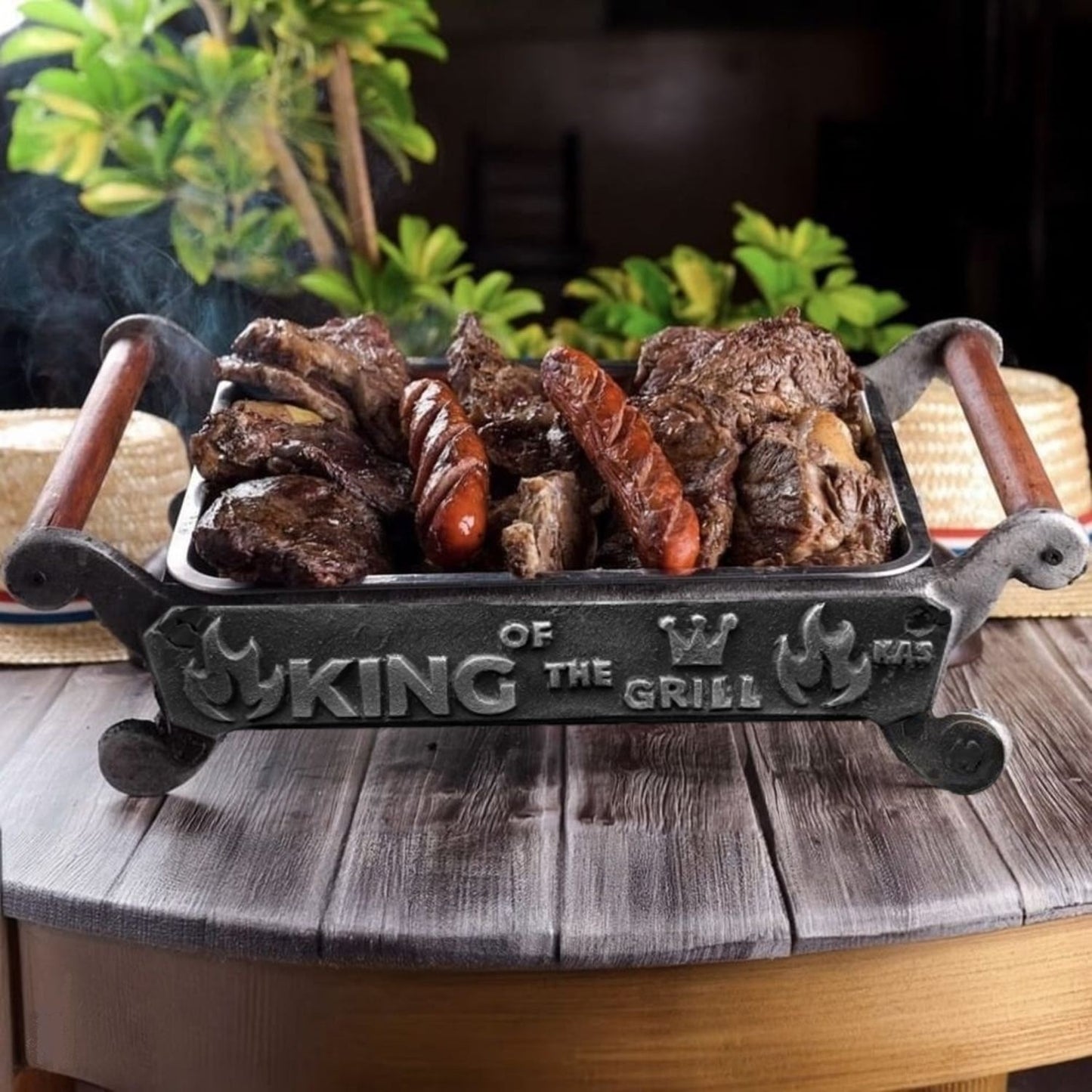 Brasero de Mesa con Tapa: King of the Grill