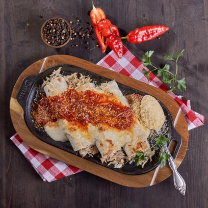 Plancha Ovalada hierro fundido 34 cm