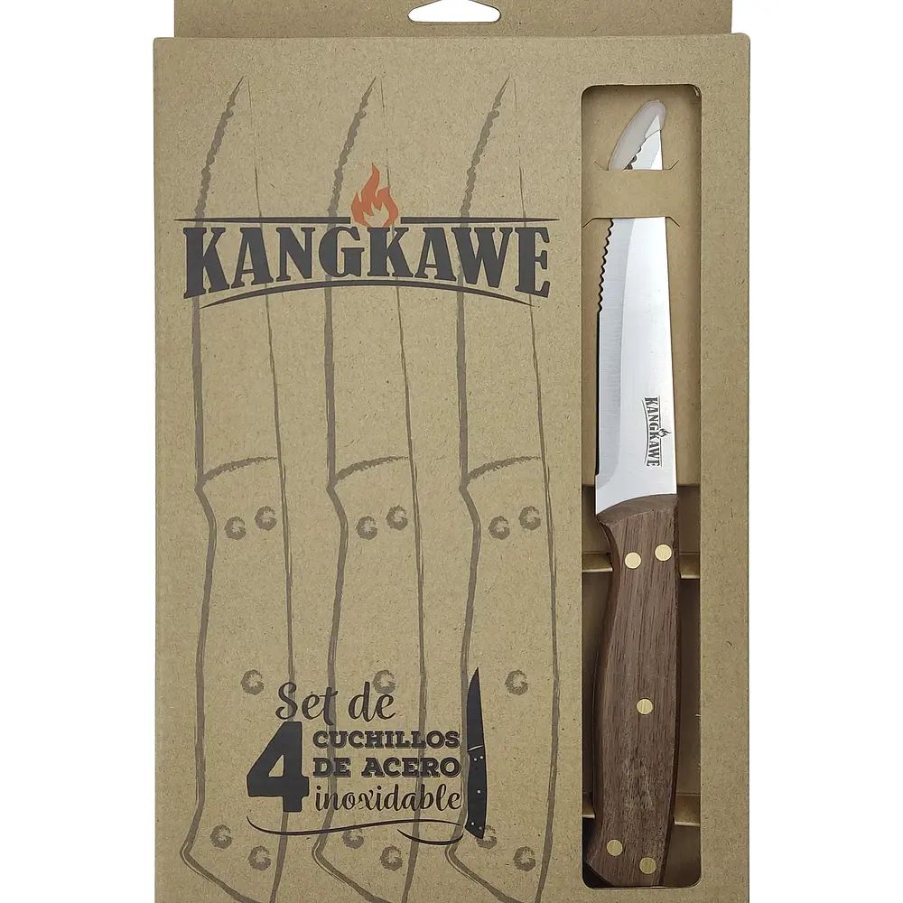 Set 4 cuchillos kangkawe