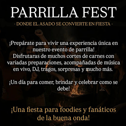 Entrada a ParrillaFest Otoño 2025