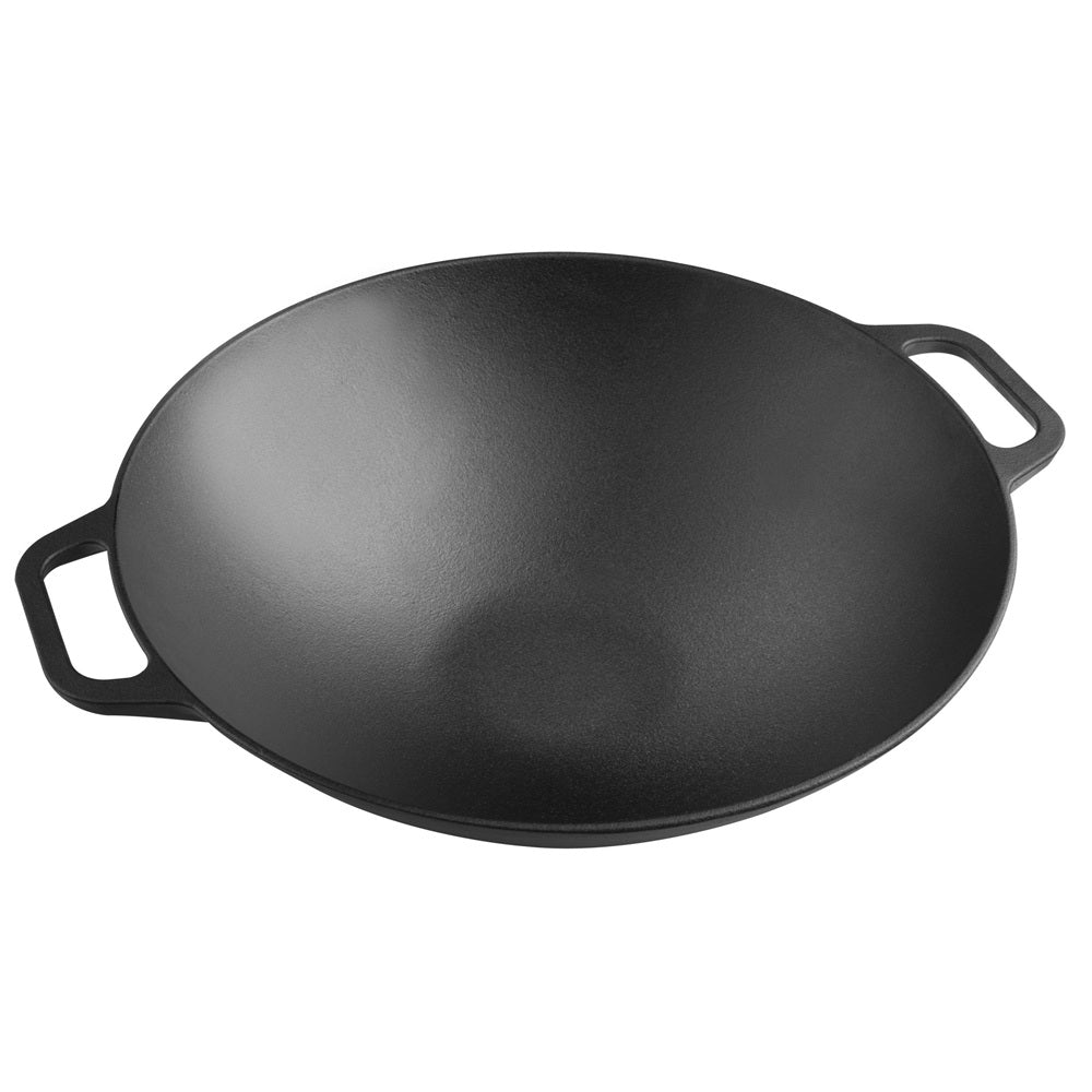 Wok Victoria de hierro fundido 35 cm
