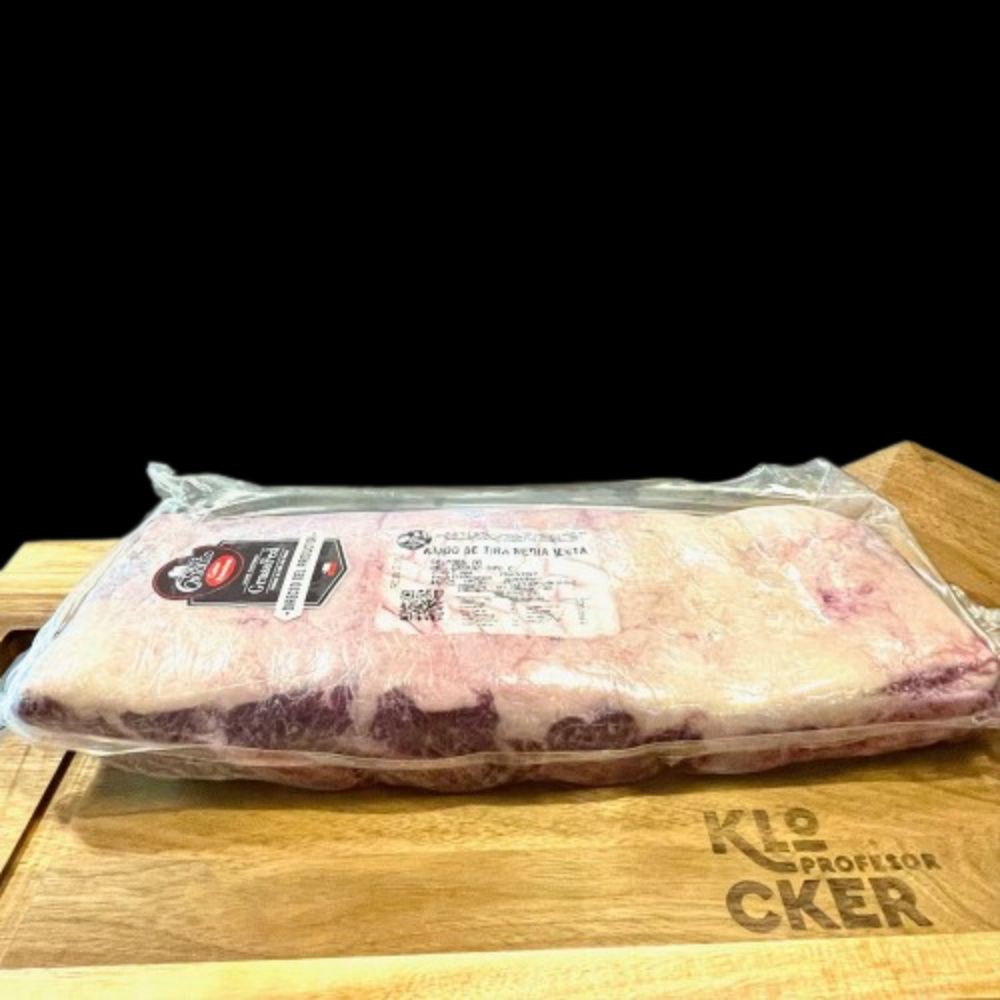 Asado de Tira Media Ventana Premium | Paquete 2,5 kg | Corte Criollo