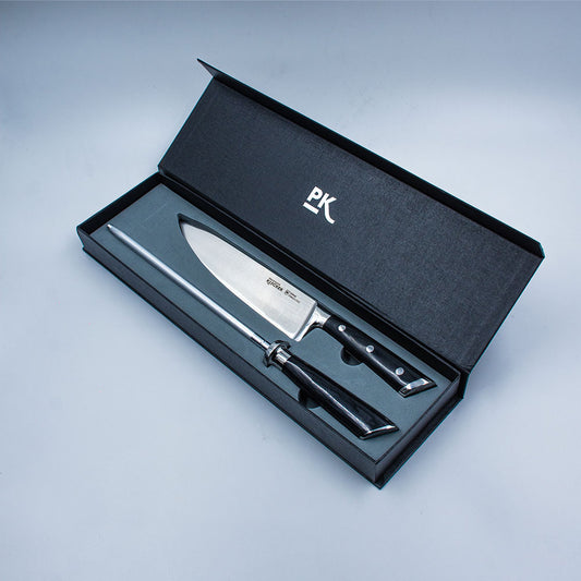 Set Chaira 10" + Cuchillo 8" PK