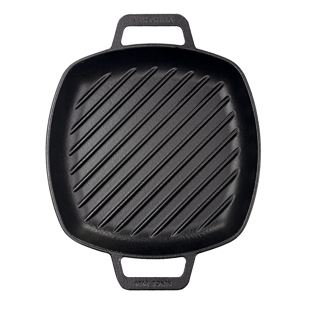 Sartén Grill Doble Asa Precurado